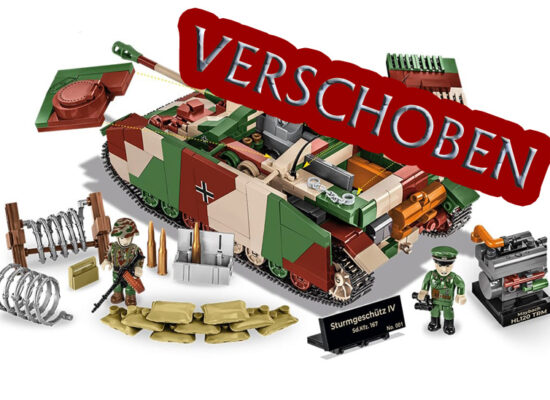 COBI: Vorverkauf der Limited Edition des Sturmgeschütz IV Sd.Kfz. 167 verschoben