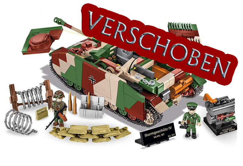 COBI Sturmgeschütz IV 2575 limitierte Version Presale verschoben Titel