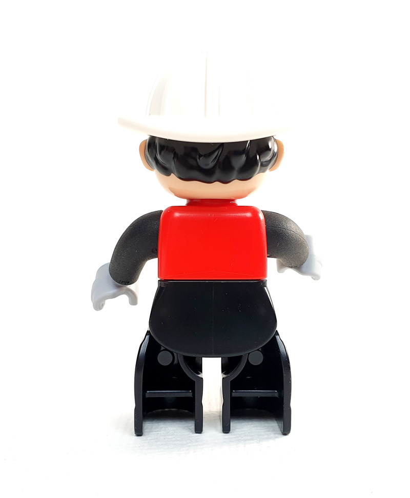 LEGO Duplo Feuerwehrmann Florian Rückenansicht