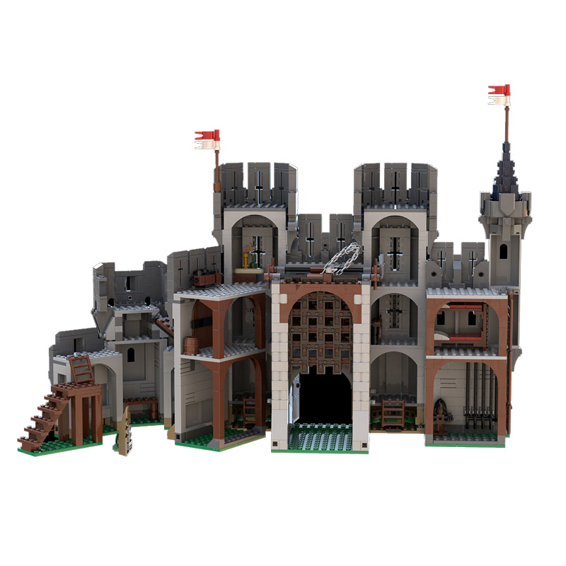 LesDiy MOC-138840 Falcons Barbican Gatehouse Rückansicht