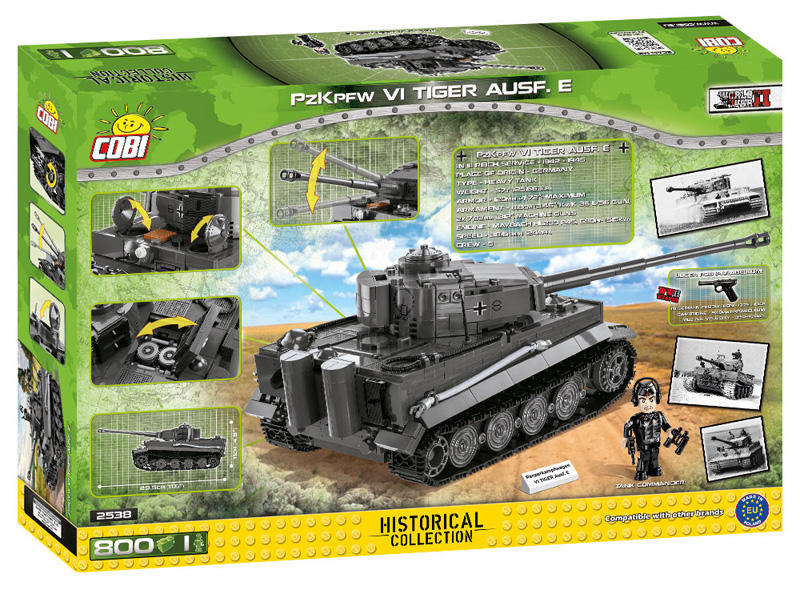 COBI Tiger 131 2801 2538 Box Rückseite