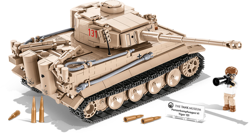 COBI Panzerkampfwagen VI Tiger 131 2556 Set mit Minifigur