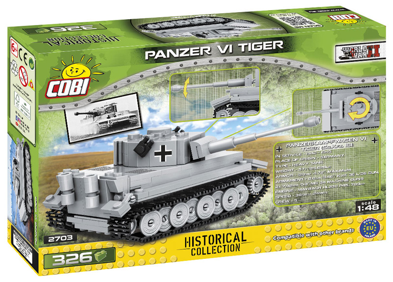 COBI Tiger 131 2801 2703 Box Rückseite