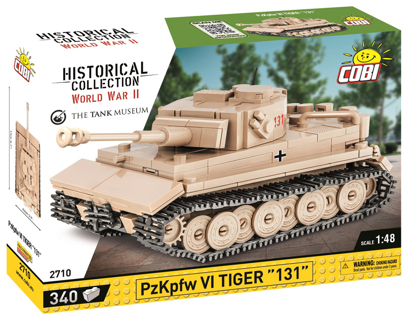 COBI Panzerkampfwagen VI Tiger 131 2710 Box Vorderseite