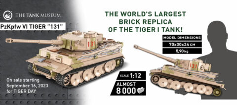 COBI Collezione Storica – Carro Armato Tiger I, Modello In Mattoncini Da Costruzione, 896 Pezzi, Per Collezionisti 14+ - 3