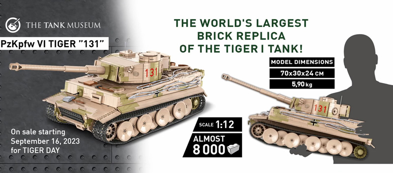 COBI 2801 Tiger 131 Ankündigung