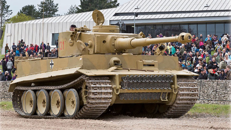 COBI Tiger 131 2801 historisches Original im The Tank Museum Bovington