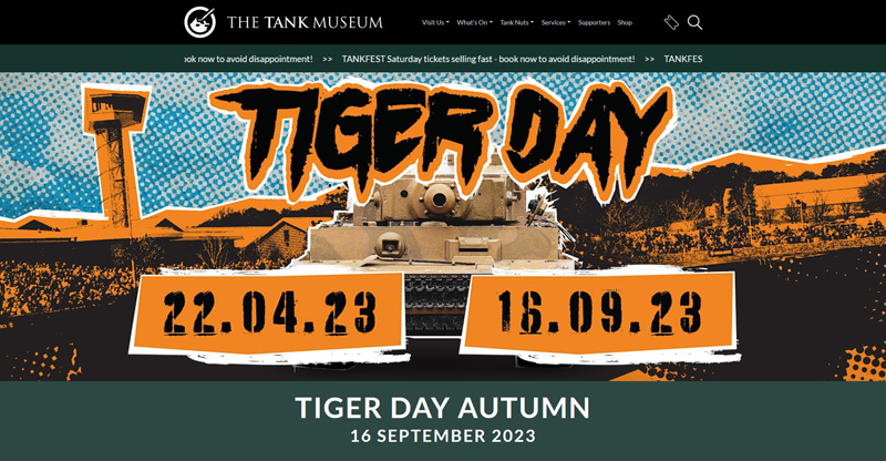 COBI Tiger 131 2801 Tiger Days im The tank Museum Bovington