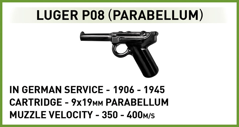 COBI Jagdpanther 2574 Waffe der Minifigur