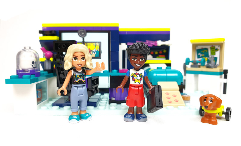 LEGO Novas Zimmer 41755 Set und Minifiguren