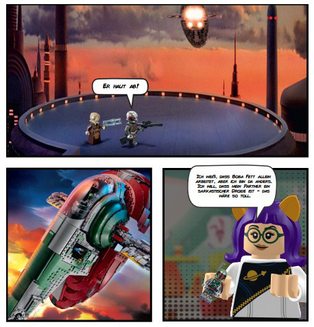 LEGO Star Wars Comic Beispielseite