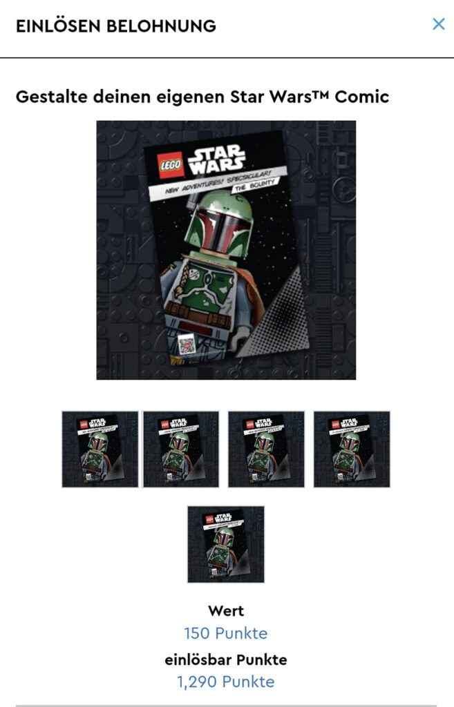 Personalisierter LEGO Star Wars VIP Bereich