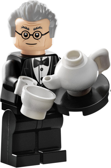 LEGO Batman Batcave Shadowbox 76252 Alfred Minifigur
