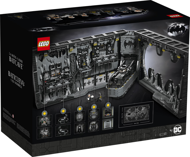 LEGO Batman Batcave Shadowbox 76252 Box Rückseite
