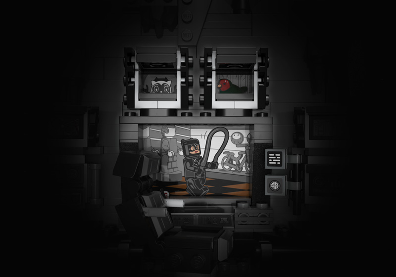LEGO Batman Batcave Shadowbox 76252 Set Detail