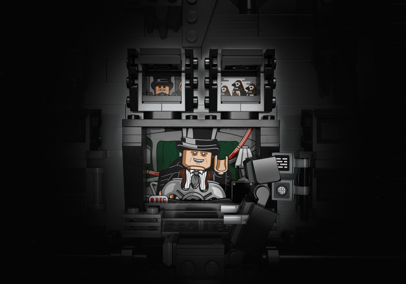 LEGO Batman Batcave Shadowbox 76252 Set Detail