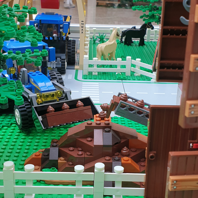 Stein Hanse LEGO Ausstellung Pinneberg Bauernhof Traktor