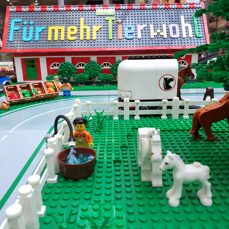 Stein Hanse LEGO Ausstellung Pinneberg Bauernhof