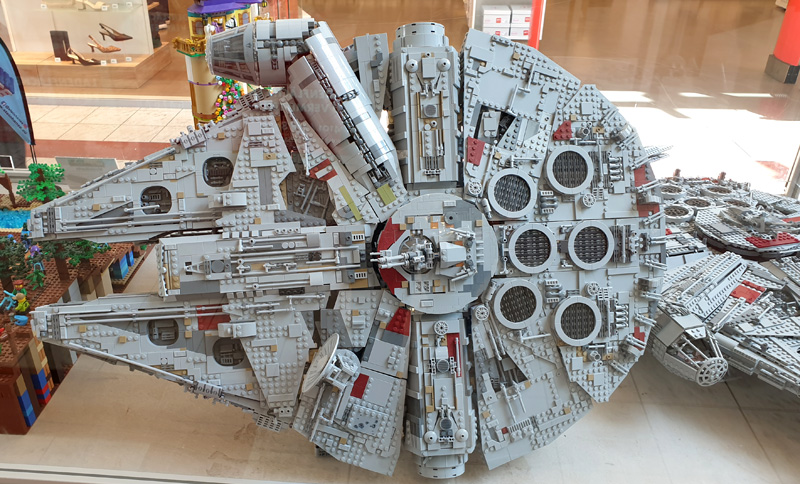 Stein Hanse LEGO Ausstellung Pinneberg Star Wars Millenium Falcon