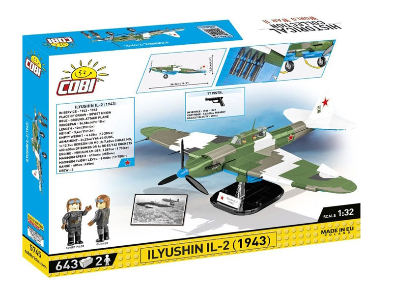 COBI Neuheiten Juni 5745 Ilyuschin Box Rückseite