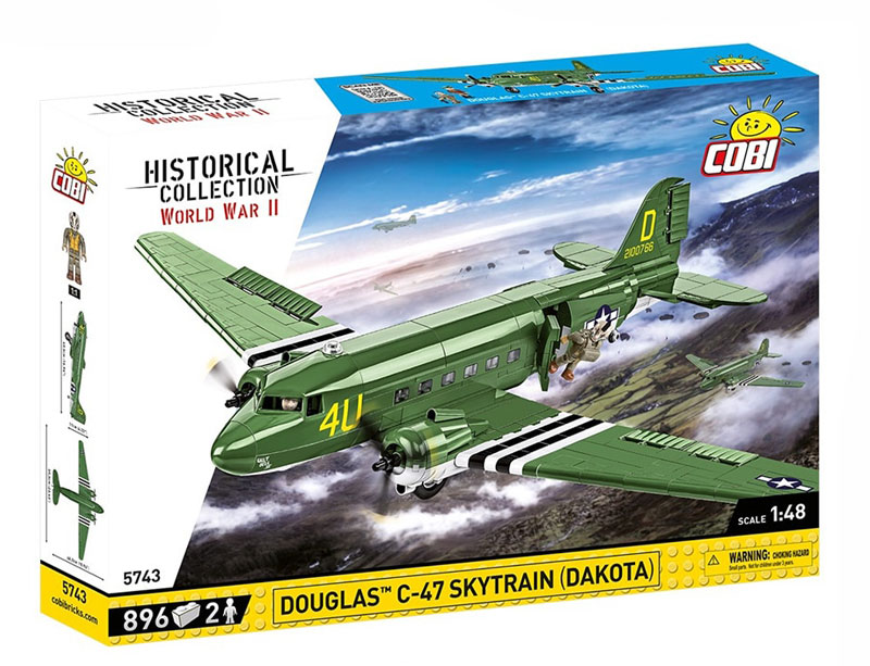 COBI C-47 Skytrain Dakota 5743 Box Vorderseite