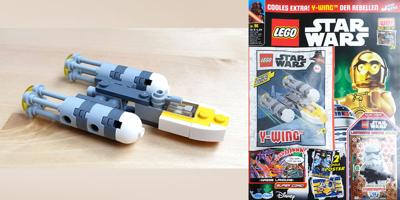LEGO Star Wars Heft Nr. 96/2023 Titelbild Heft und Y-Wing