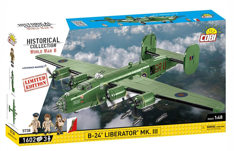 COBI 48 B-24 Liberator MK III 5738 Limited Edition Box Vorderseite