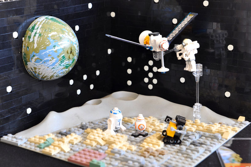 Lego Ausstellung ABSolut Steinchen MOC Weltall