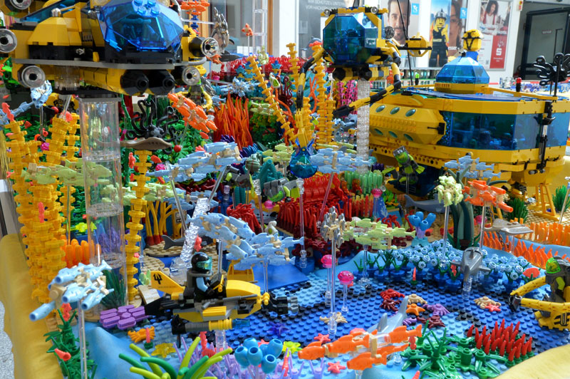 Lego Ausstellung ABSolut Steinchen MOC Unterwasserwelt