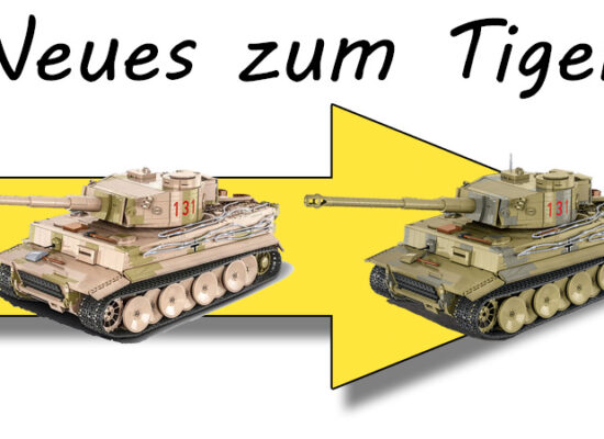 COBI 2801 Tiger 131 (Panzerkampfwagen VI) - Neues zum Set