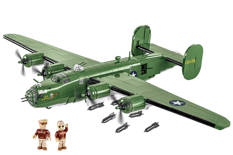 COBI 5739 Consolidated B-24D Liberator Set mit Minifiguren