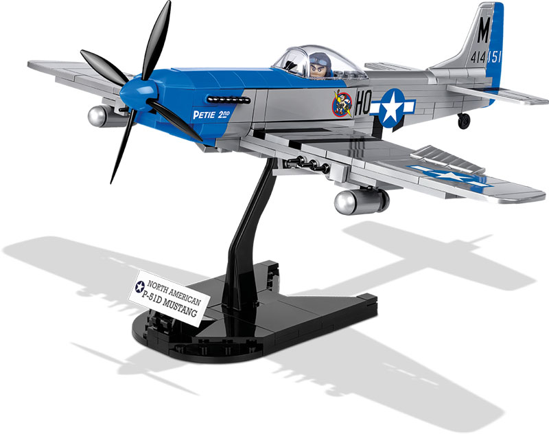 COBI 5536 P-51D Mustang Set auf Displayständer