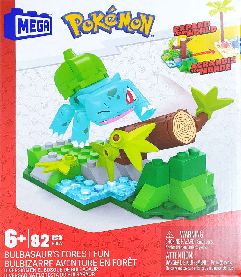 MEGA Pokémon Bisasams Waldabenteuer HDL77 Box Vorderseite