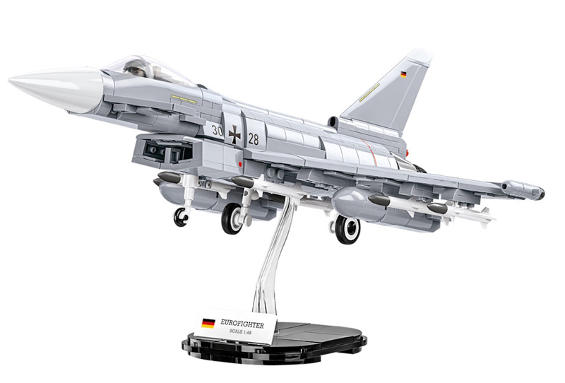 COBI Neuheiten Juli 2023 Eurofighter 5848 Deutschland Set auf DIsplayständer