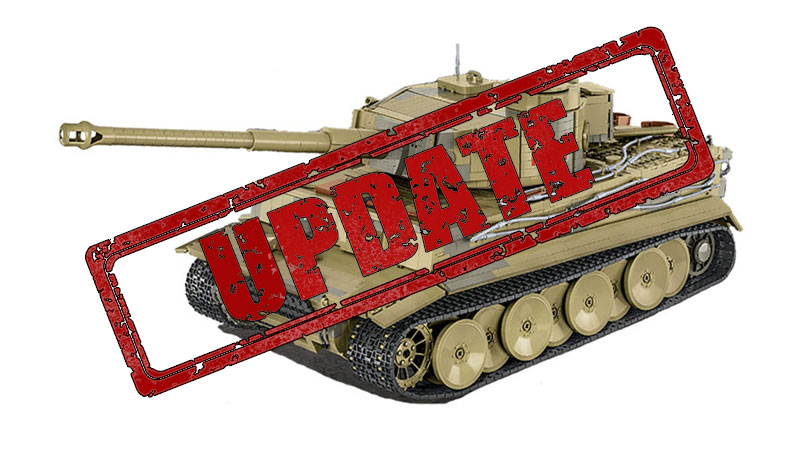 COBI 2801 Tiger 131 (Panzerkampfwagen VI) Update Verfügbarkeit
