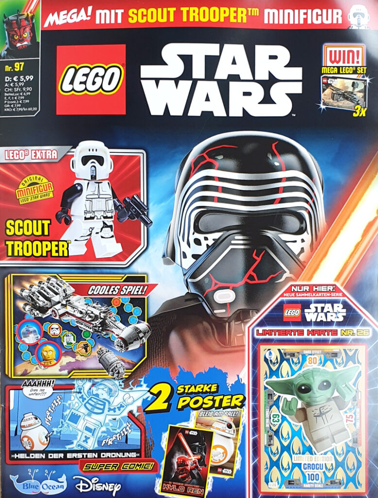LEGO Star Wars Heft 97/2023 mit Scout Trooper Minifigur Heft ohne Paperpack
