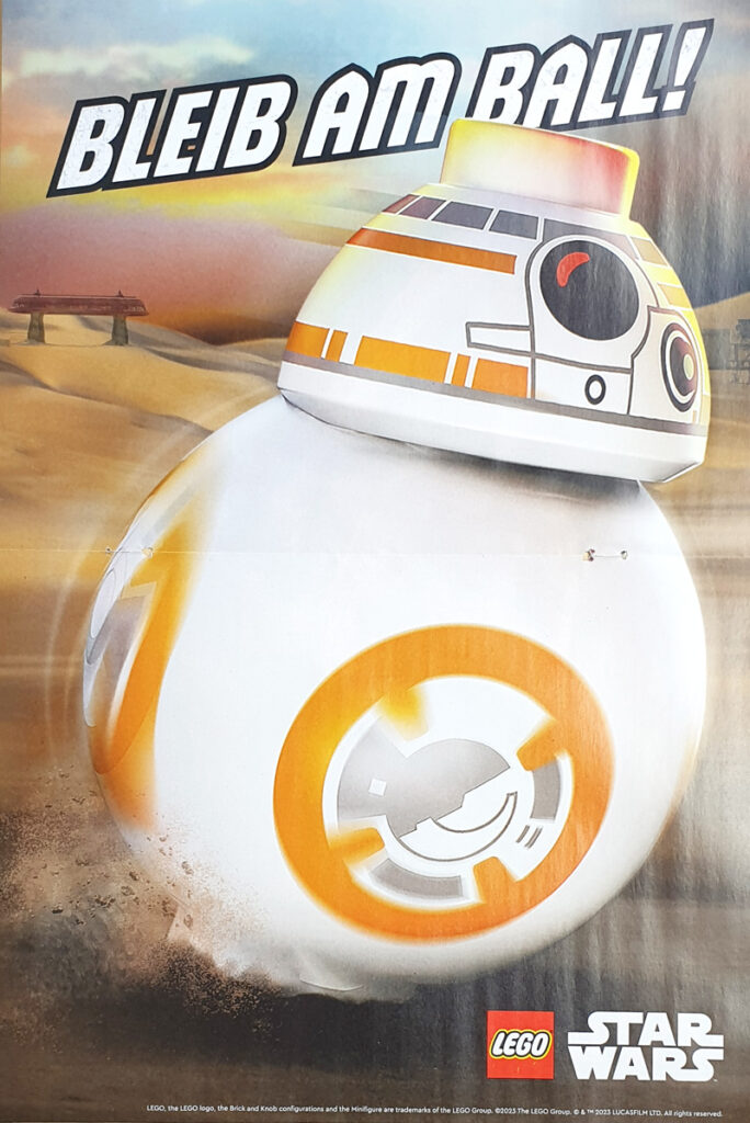LEGO Star Wars Heft 97/2023 mit Scout Trooper Minifigur Poster BB-8