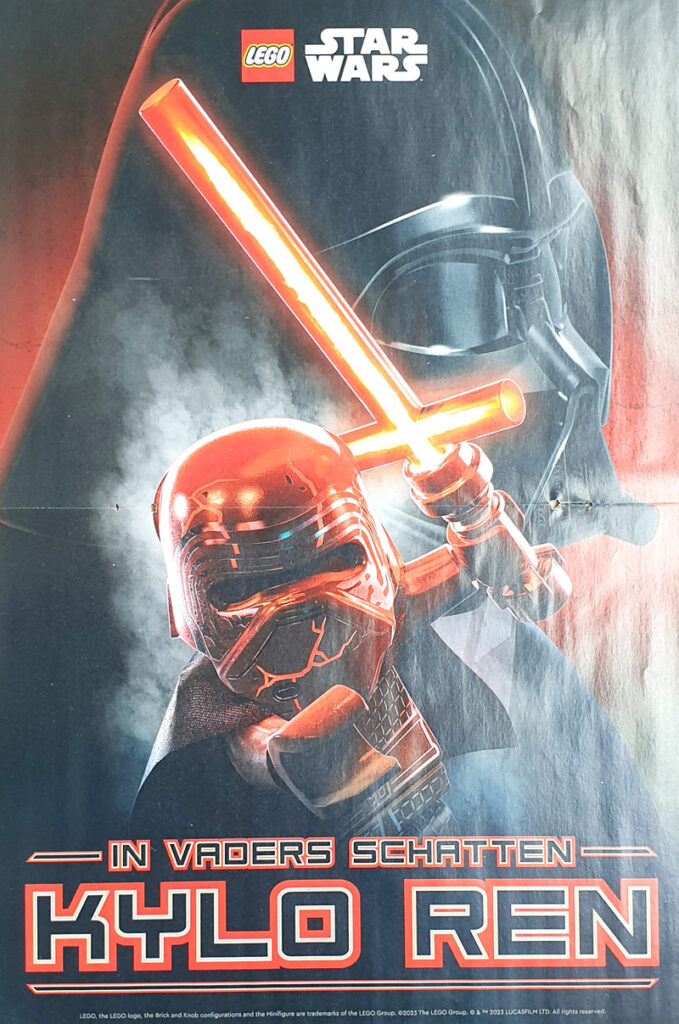 LEGO Star Wars Heft 97/2023 mit Scout Trooper Minifigur Poster Kylo Ren