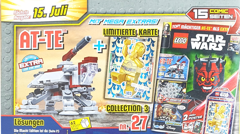 LEGO Star Wars Heft 97/2023 mit Scout Trooper Vorschau Ausgabe 98