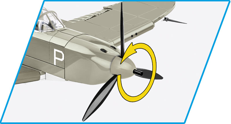 COBI 48 Bell P-39D Airacobra 5746 Detail Propeller