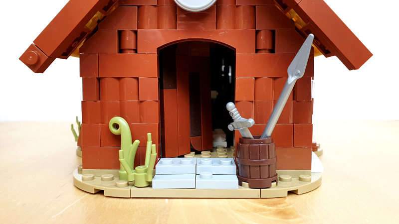 LesDiy Methalle Wikinger Bricks_Fan_uy Eingangstür geöffnet