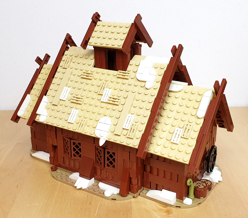 LesDiy Methalle Wikinger Bricks_Fan_uy Set aufgebaut schräge Ansicht