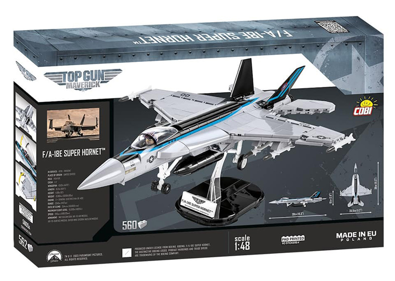 COBI News 50 5805A F/A 18E Super Hornet Box Rückseite