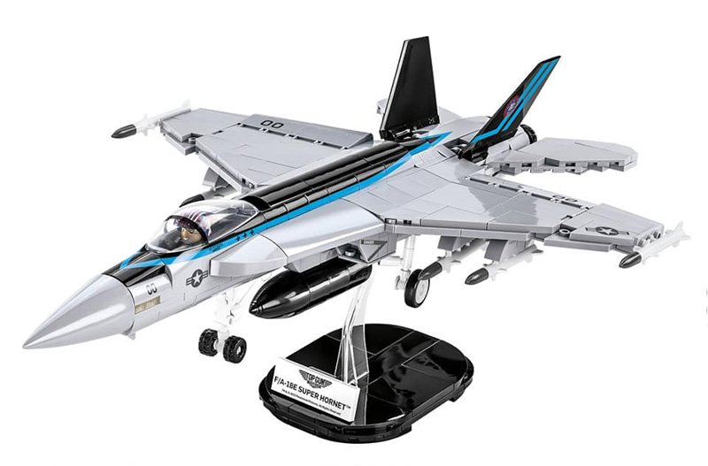 COBI News 50 5805A F/A 18E Super Hornet Set auf Displayständer