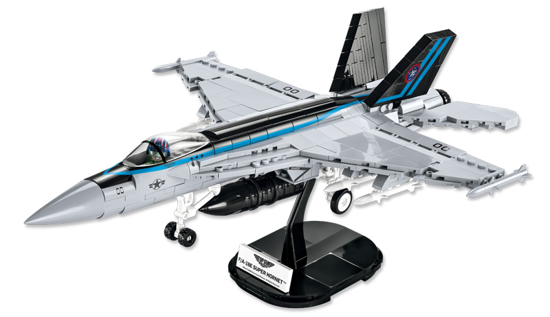 COBI News 50 5805 F/A 18E Super Hornet Set auf Displayständer
