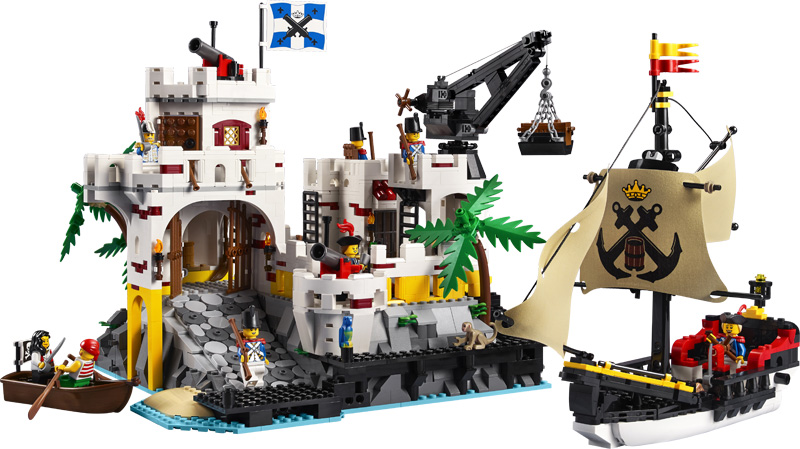 LEGO Eldorado Festung 10320 alle Setbestandteile