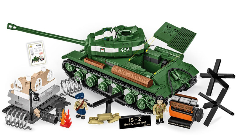 COBI News IS-2 Berlin 1945 Limited Edition 2577 Set vollständig