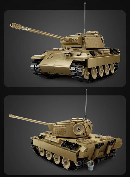CaDA Panther Tank C61073W Set Lifestyle