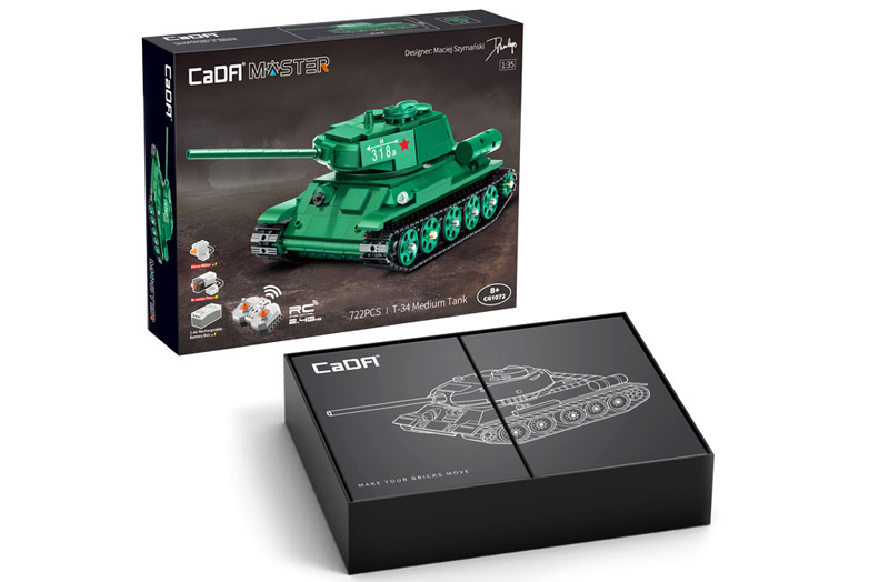 CaDA T-34 Medium Tank C61072W Box