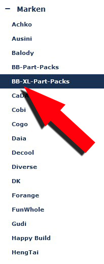 BlueBrixx XL-Part-Packs neu im Sortiment Menü
